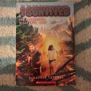 Scholastic I Survived Book - Red and Orange Cover